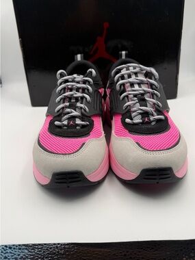 Jordan Pink, Gray & Black Low-Top Sneakers